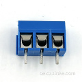 5,0-mm-Pitch-Schrauben-PCB-Inline-Anschlussblockblau